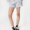 Womens Enygma | Womens Enygma Basic Fleece Skull Shorts Heather Grey