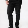 Mens West49 | West49 Mens Washed Black Skinny Jeans Charcoal