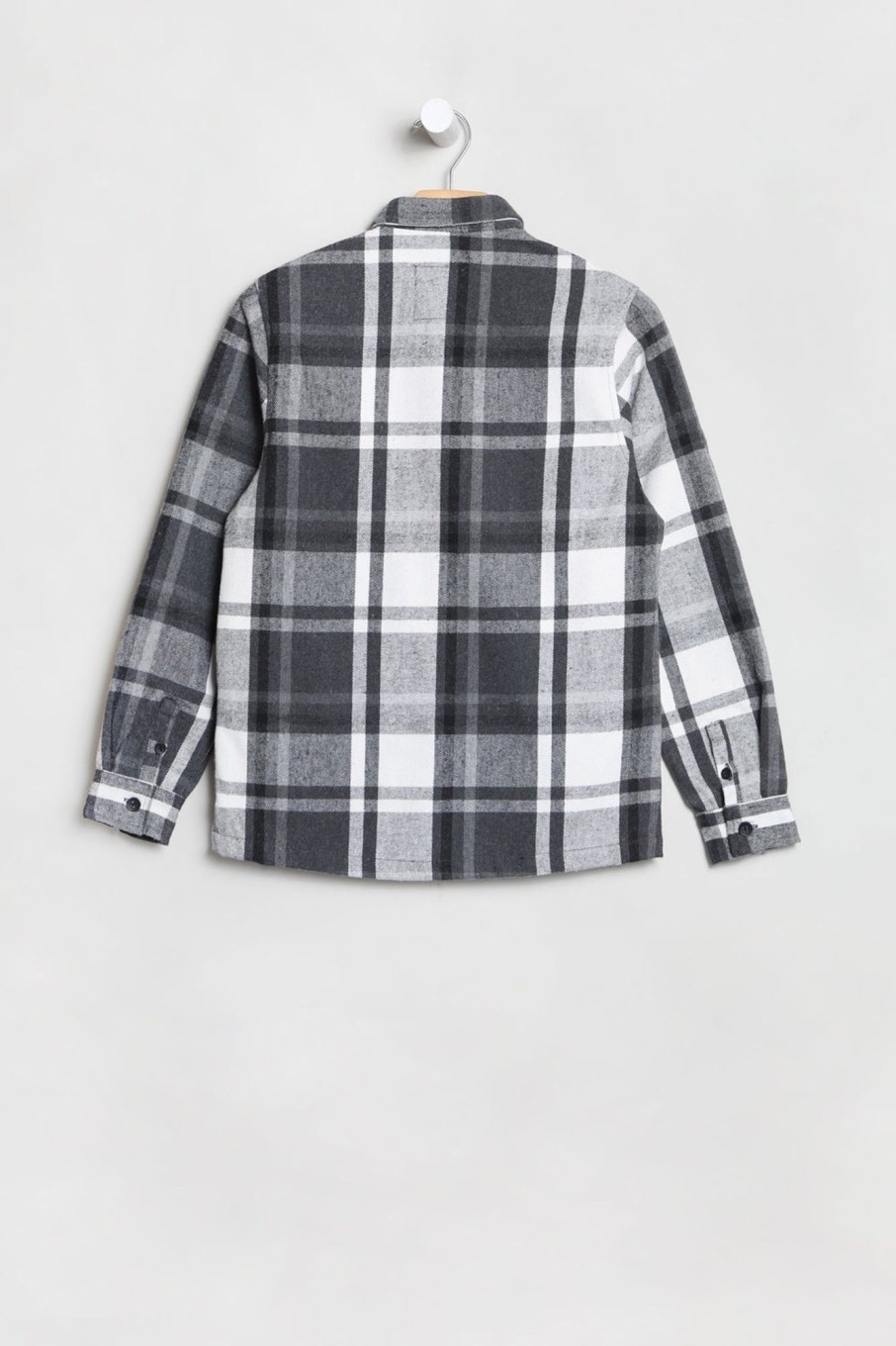 Youth Amnesia | Amnesia Youth Plaid Button-Up Charcoal