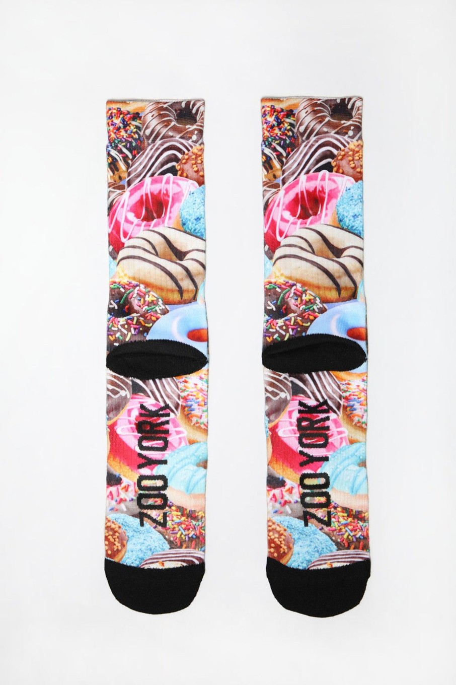 Mens Zoo York | Zoo York Mens Donut Crew Socks Multi