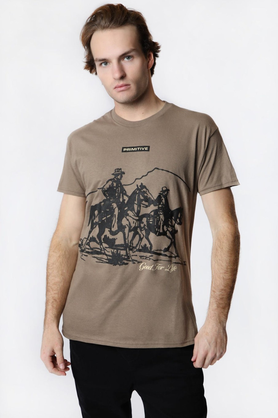 Mens Primitive | Primitive Wrangler T-Shirt Sand