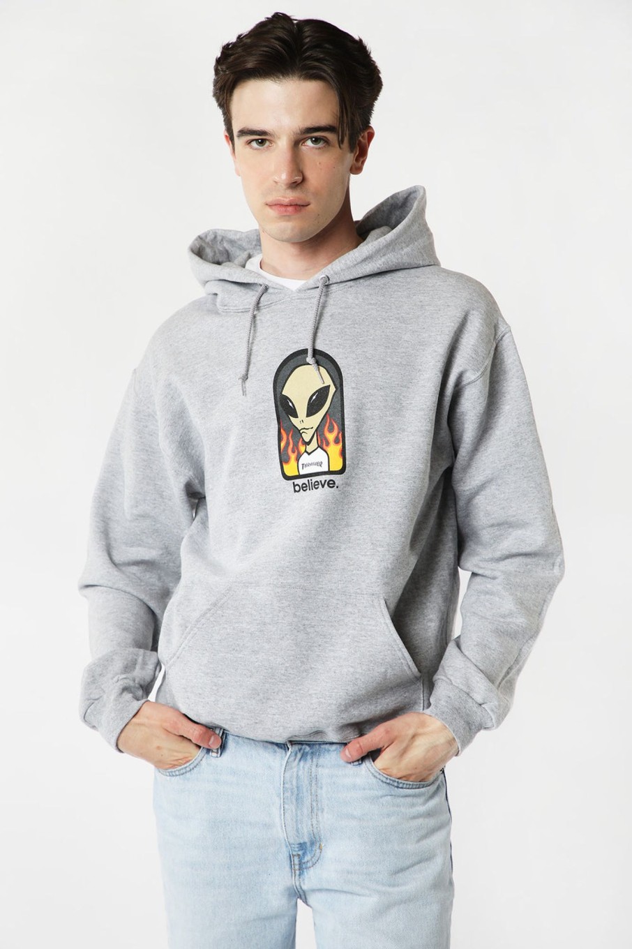 Mens Thrasher | Thrasher X Alien Workshop Believe Hoodie