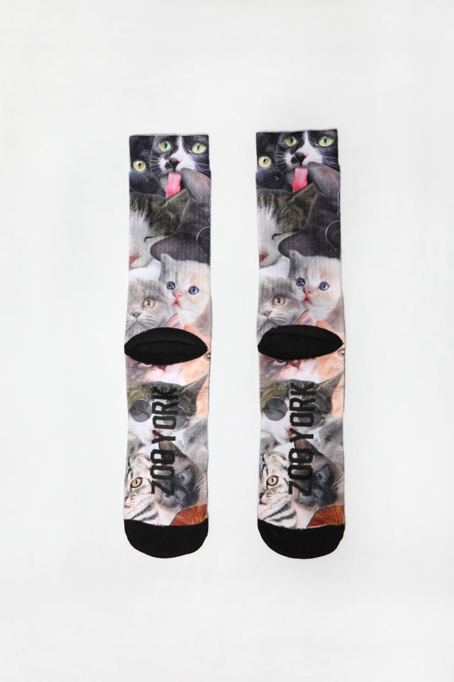 Youth Zoo York | Zoo York Youth Kittens Crew Socks Brown