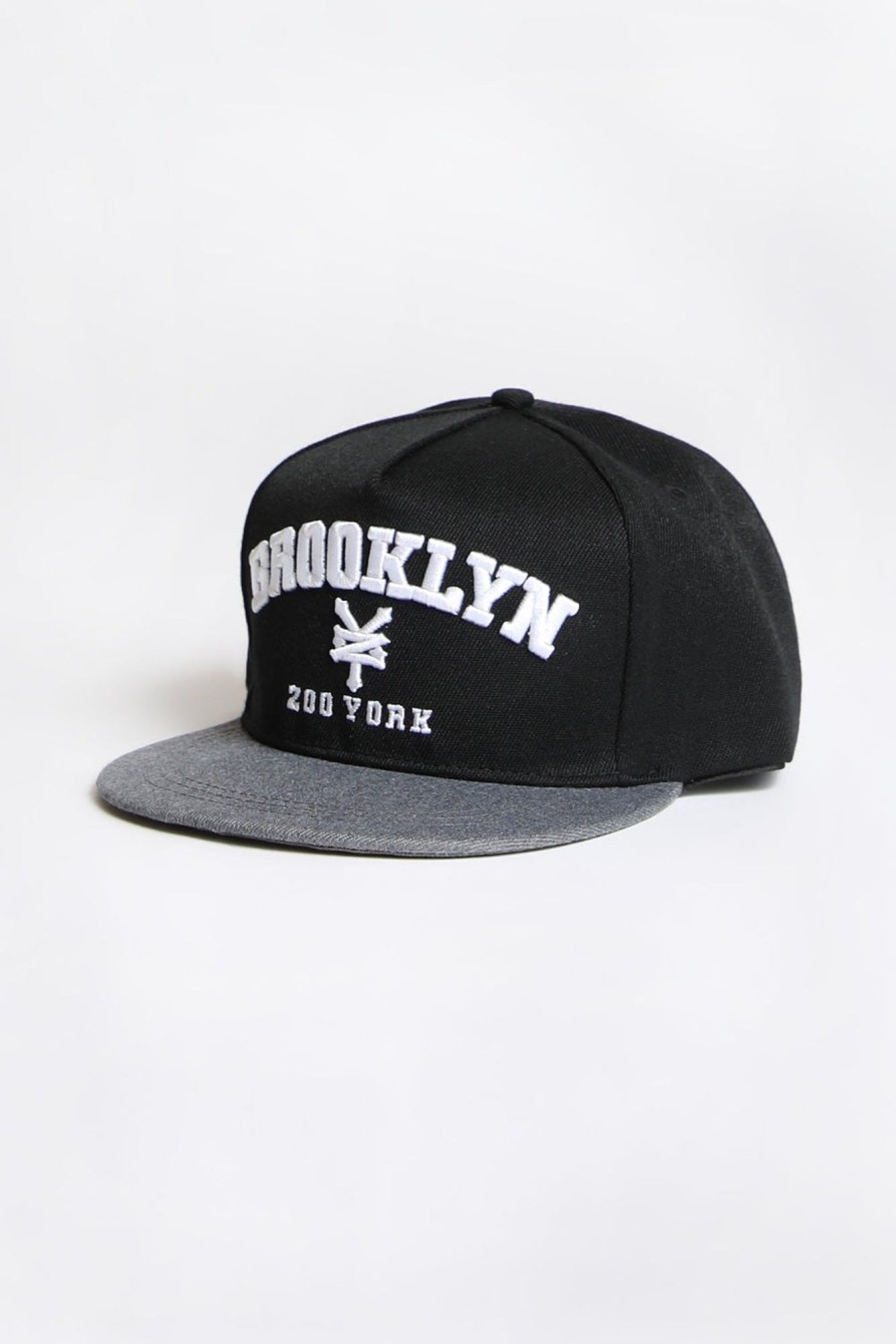 Mens Zoo York | Zoo York Mens Brooklyn Flat Brim Hat | West49 Black