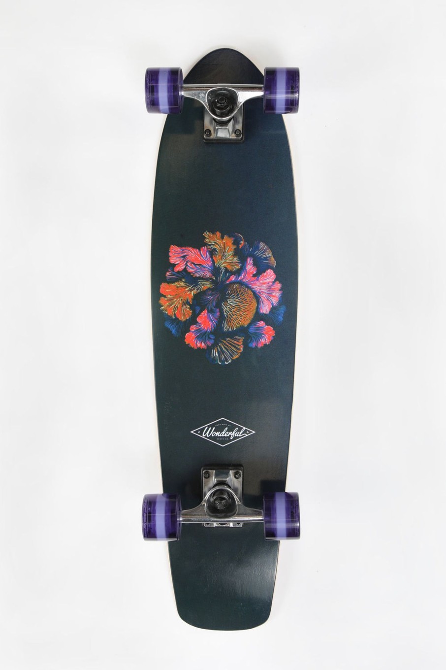 Skate Wonderful | Wonderful Floral Wood Cruiser 31" Pink