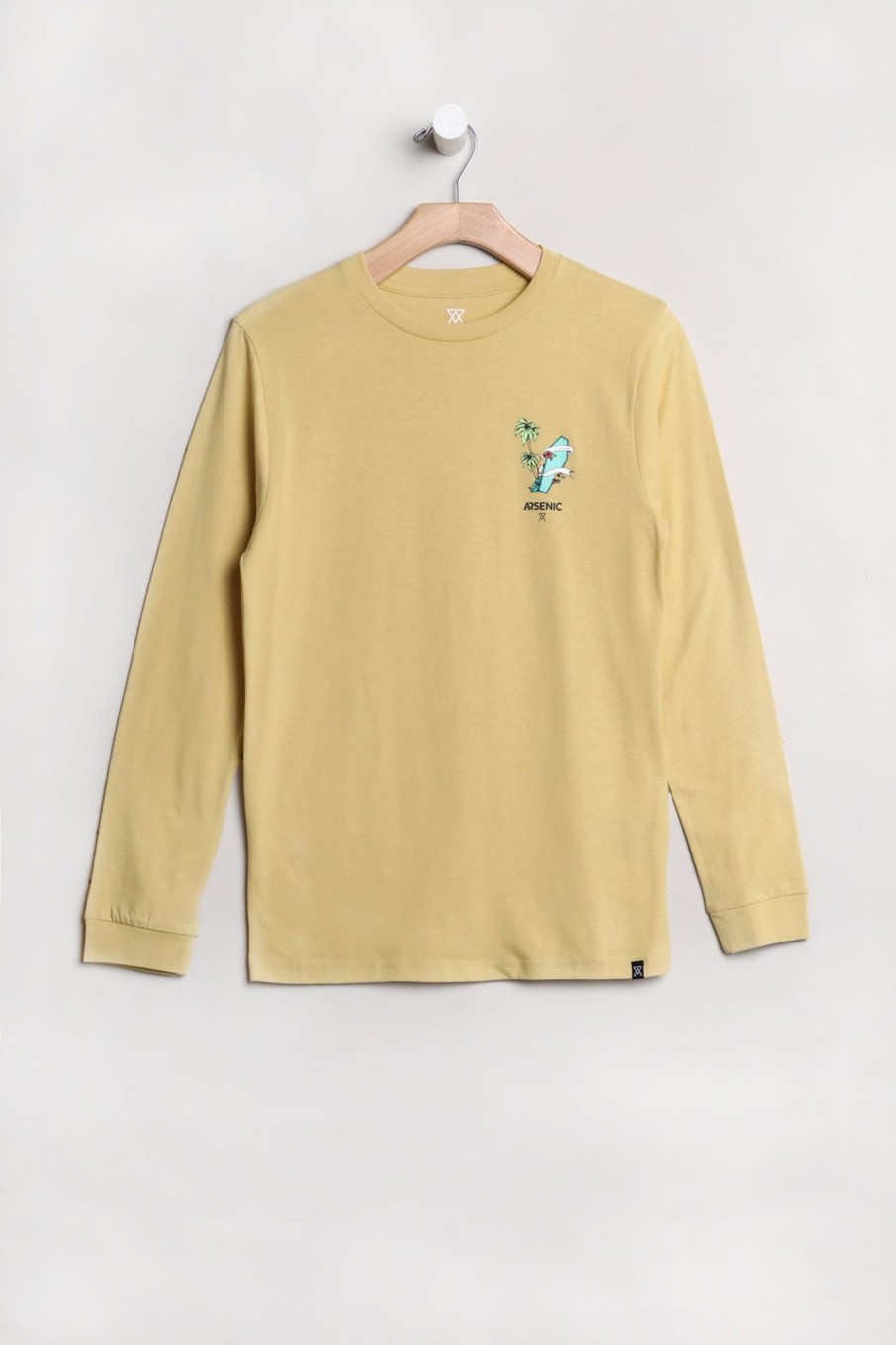 Youth Arsenic | Arsenic Youth Rest In Paradise Long Sleeve Top Pale Yellow