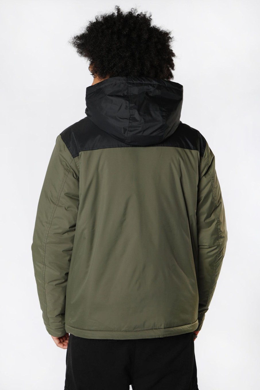 Mens Amnesia | Ammesia Mens Poly-Filled Jacket Green