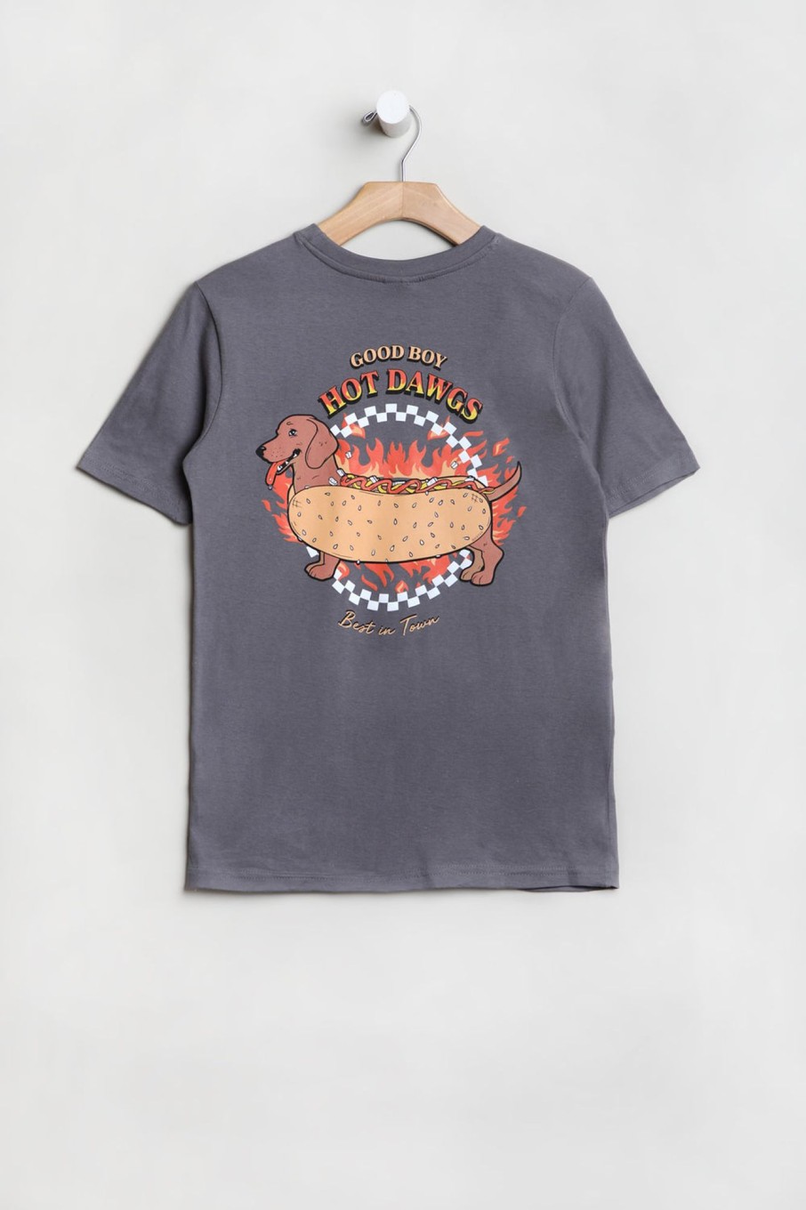 Youth West49 | West49 Youth Hot Dawg T-Shirt Dark Grey