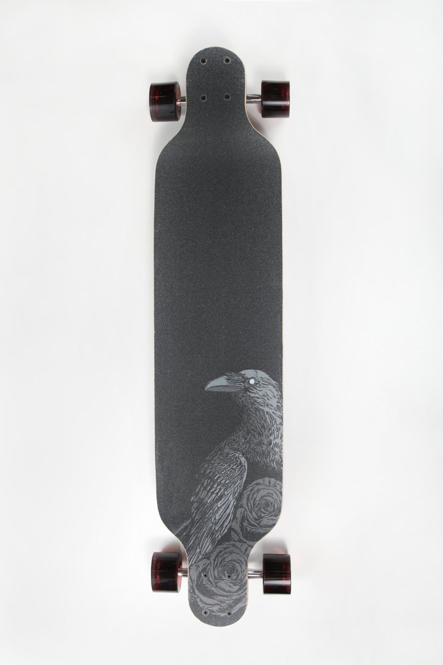 Skate Arsenic | Arsenic Raven Skull Longboard 39" Black