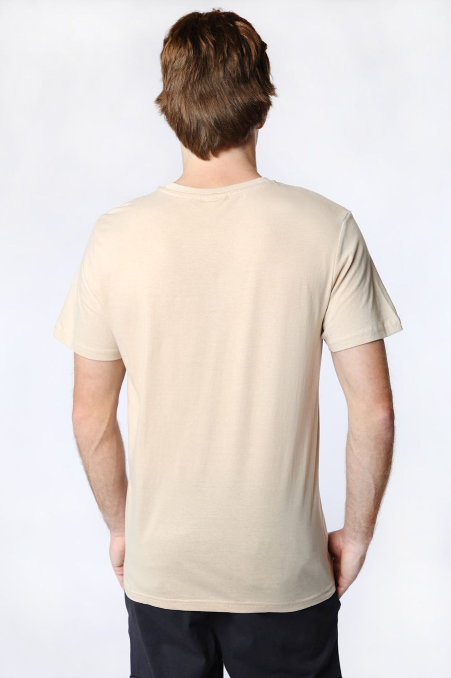 Mens West49 | West49 Mens Drift King T-Shirt Natural