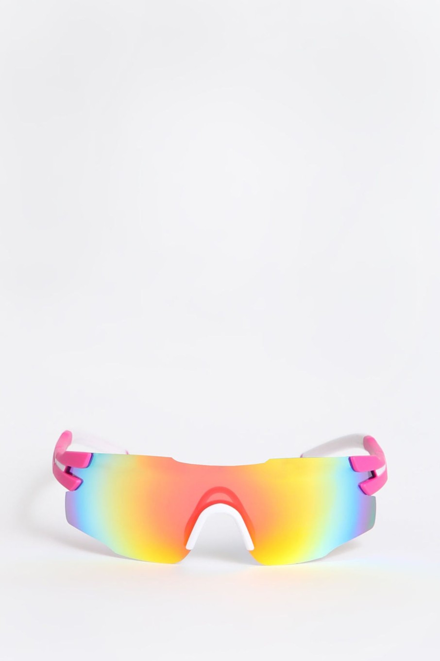 Mens West49 | West49 Sport Shield Sunglasses Pink