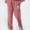 Womens Enygma | Womens Enygma Skeleton Kiss Graphic Sweatpant Rose