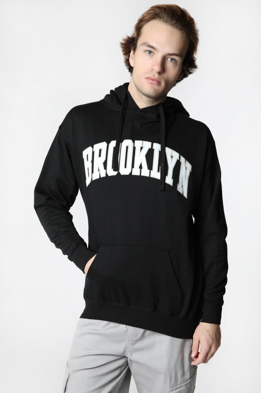 Mens Zoo York | Zoo York Mens Brooklyn Hoodie Black