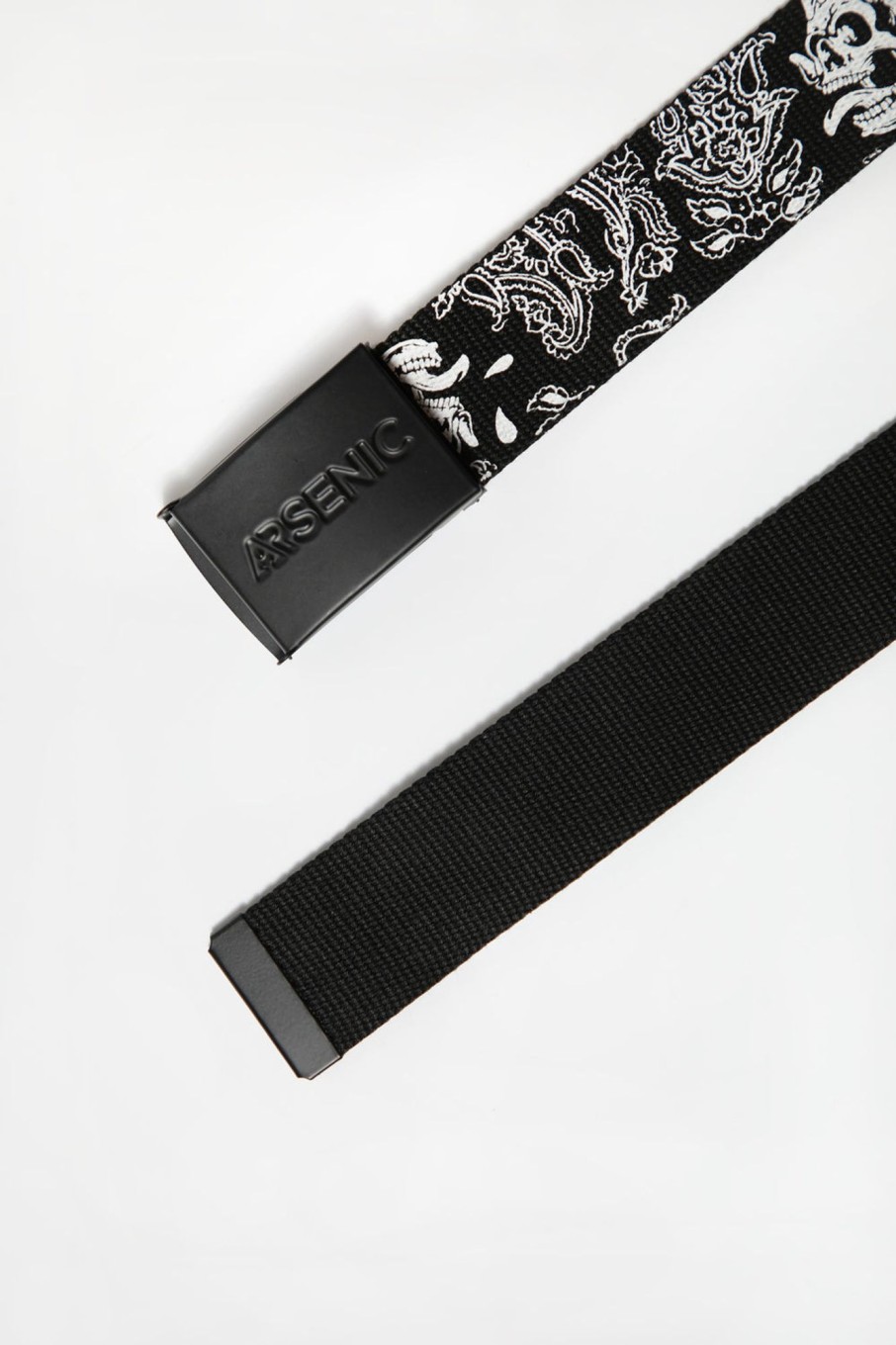 Youth Arsenic | Arsenic Youth Printed Web Belt Black