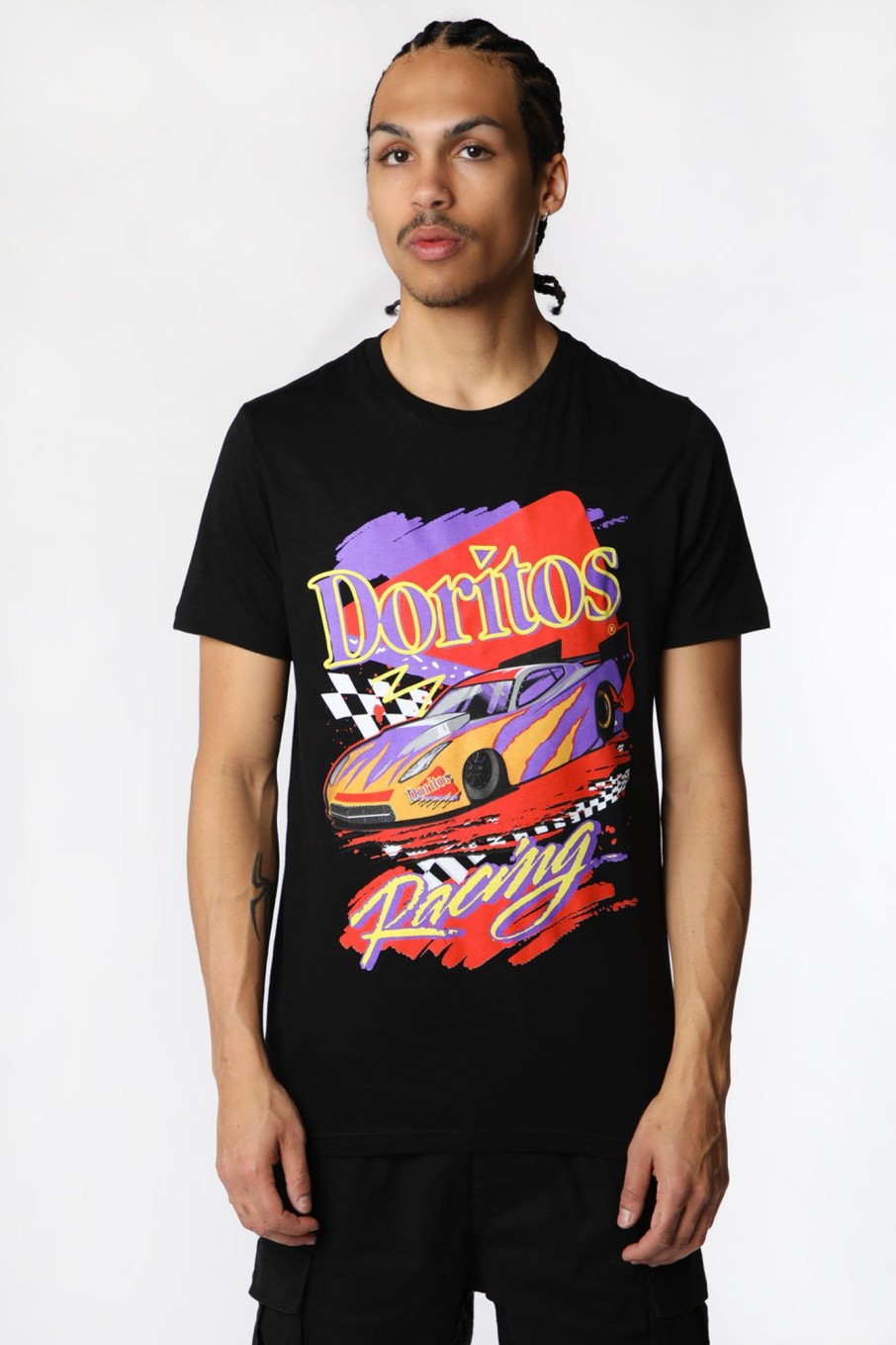 Mens West49 | Mens Doritos Racing T-Shirt Black