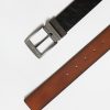 Mens Zoo York | Zoo York Mens Reversible Belt Black