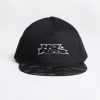 Mens No Fear | No Fear Mens Embroidered Logo Flat Brim Hat Black