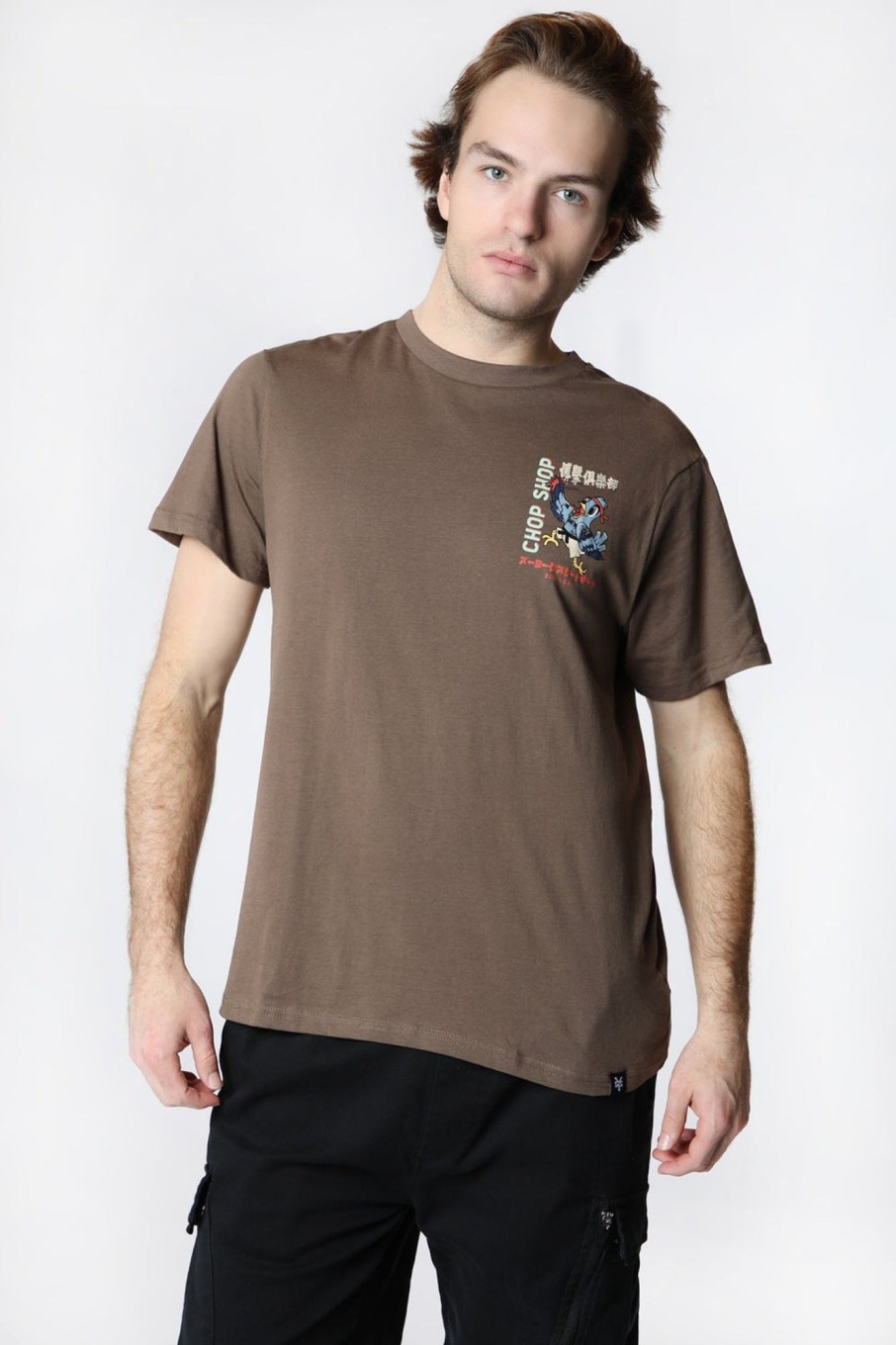 Unisex Zoo York | Zoo York Unisex Chop Shop T-Shirt Brown