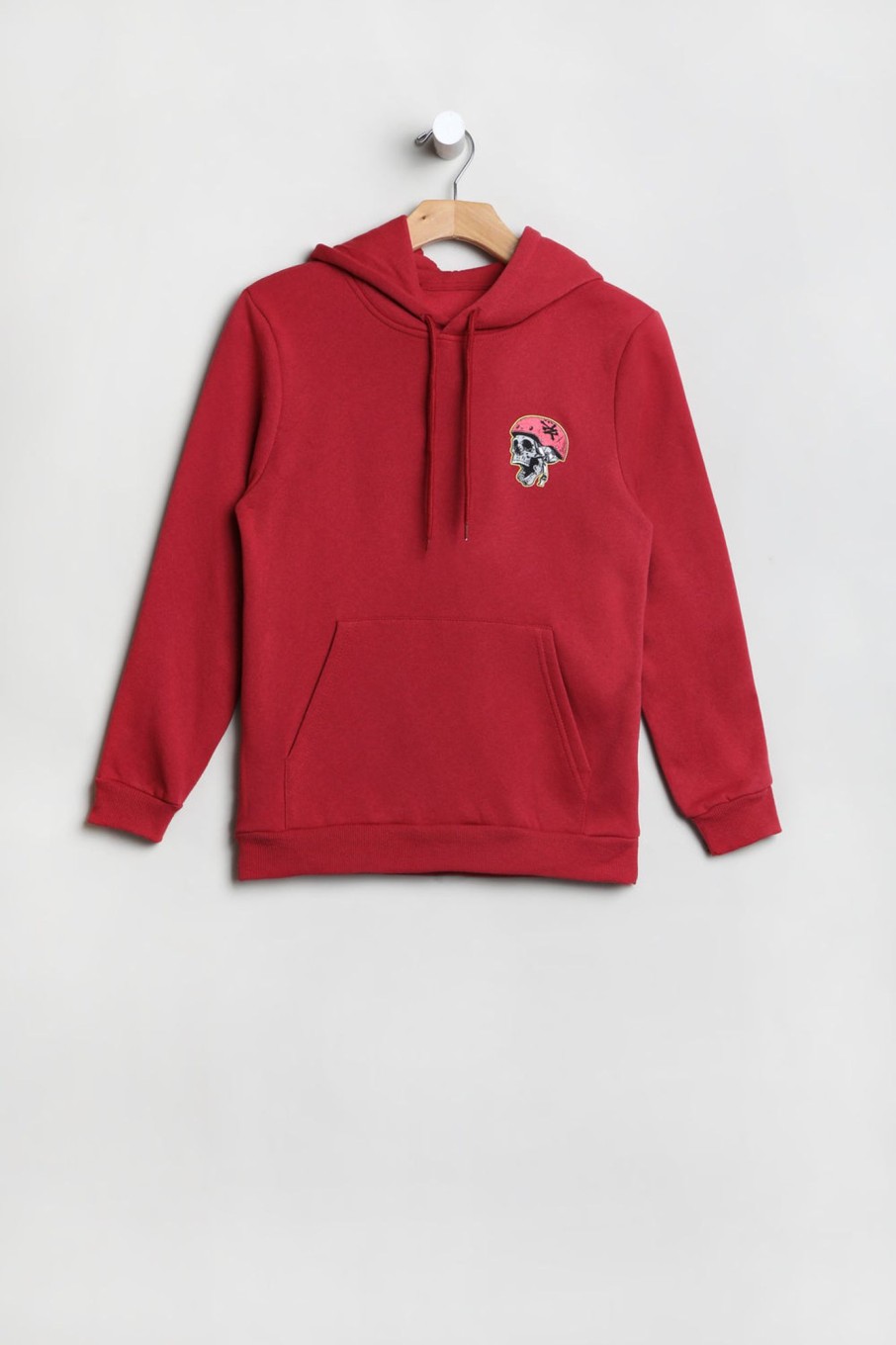 Youth Zoo York | Zoo York Youth Skater For Life Hoodie Dark Red