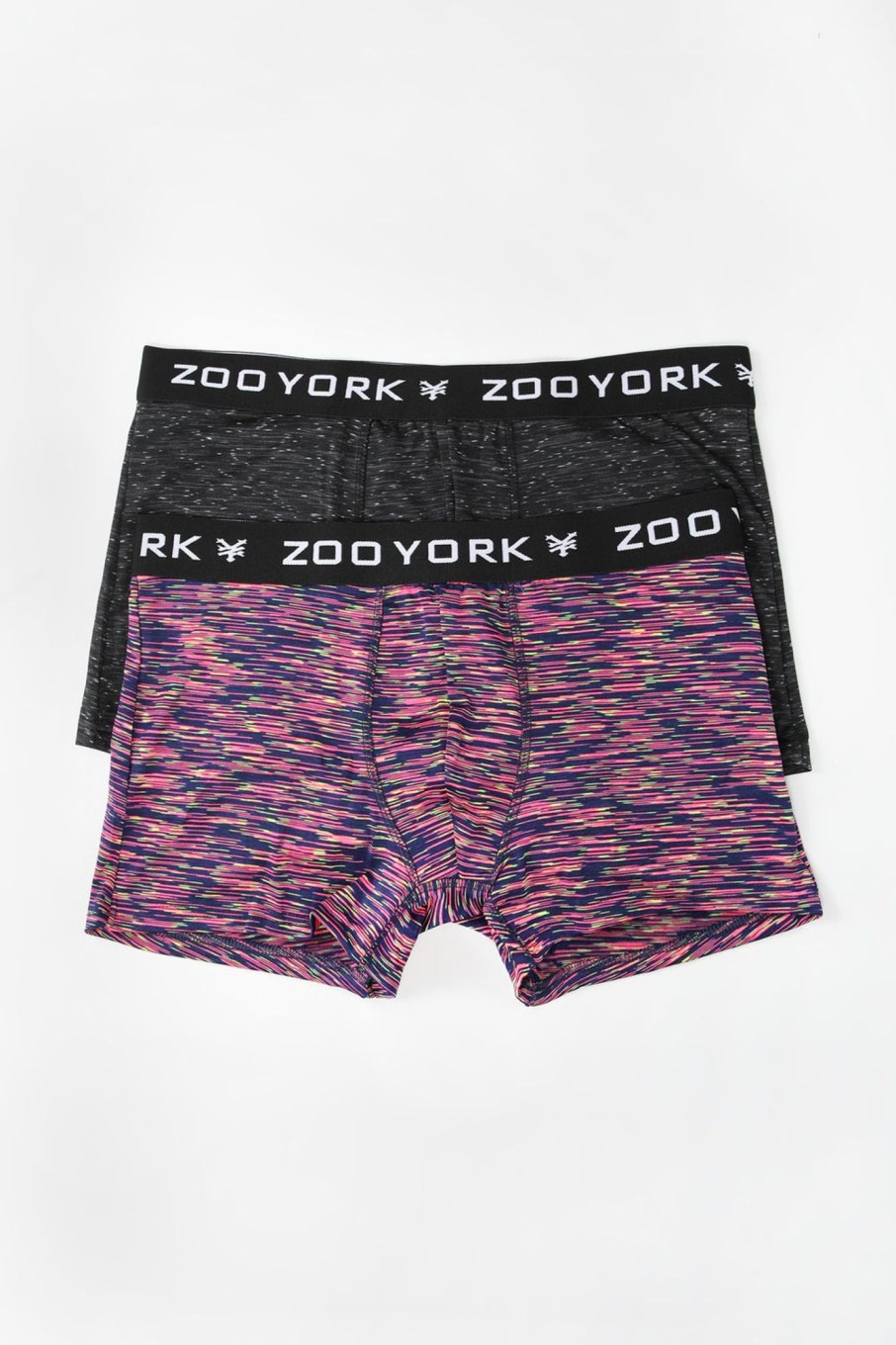 Mens Zoo York | Zoo York Mens 2-Pack Space Dye Boxer Briefs