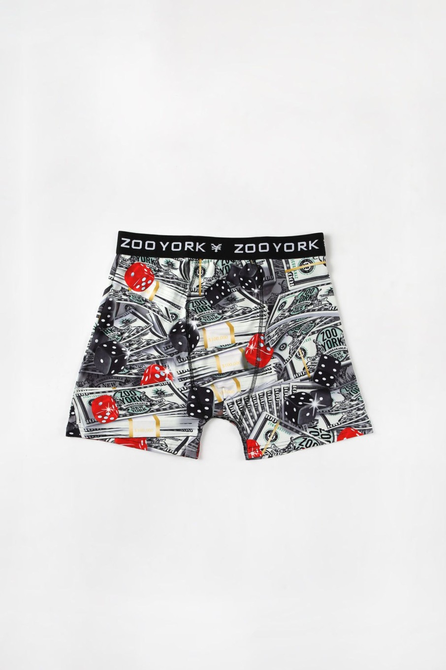 Youth Zoo York | Zoo York Youth Stacks Of Money Boxer Brief Black