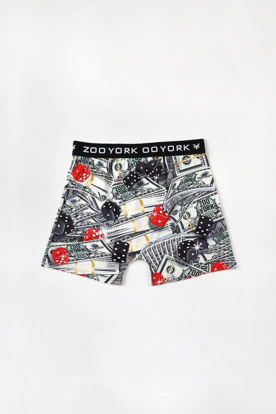 Youth Zoo York | Zoo York Youth Stacks Of Money Boxer Brief Black