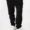 Mens No Fear | No Fear Mens Allover Logo Print Joggers Black