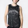 Mens No Fear | No Fear Mens Printed Basketball Jersey Tank Top Black