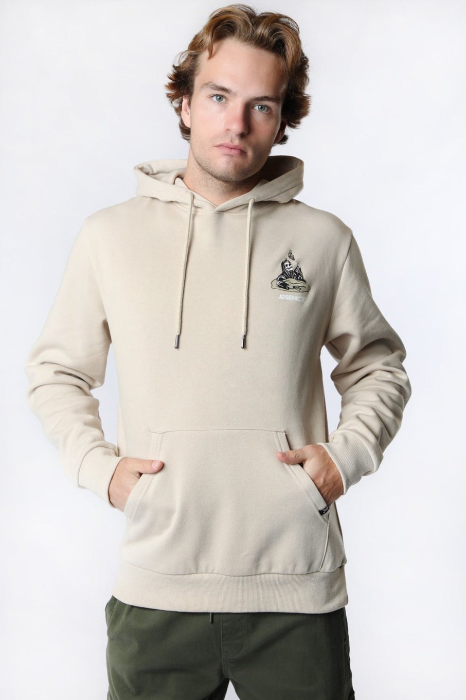 Mens Arsenic | Arsenic Mens Killing Time Hoodie Natural