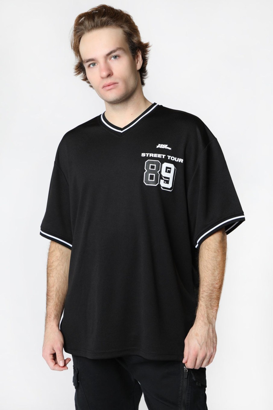 Mens No Fear | No Fear Mens Pullover Jersey Black