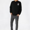 Mens Arsenic | Arsenic Mens Bad Influences Crewneck Sweatshirt Black