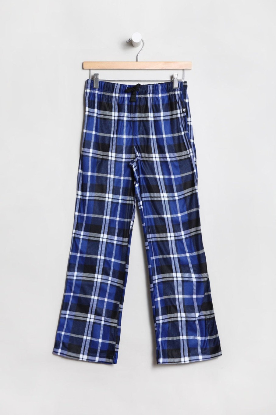 Youth Zoo York | Zoo York Youth Plaid Print Pajama Bottoms Navy