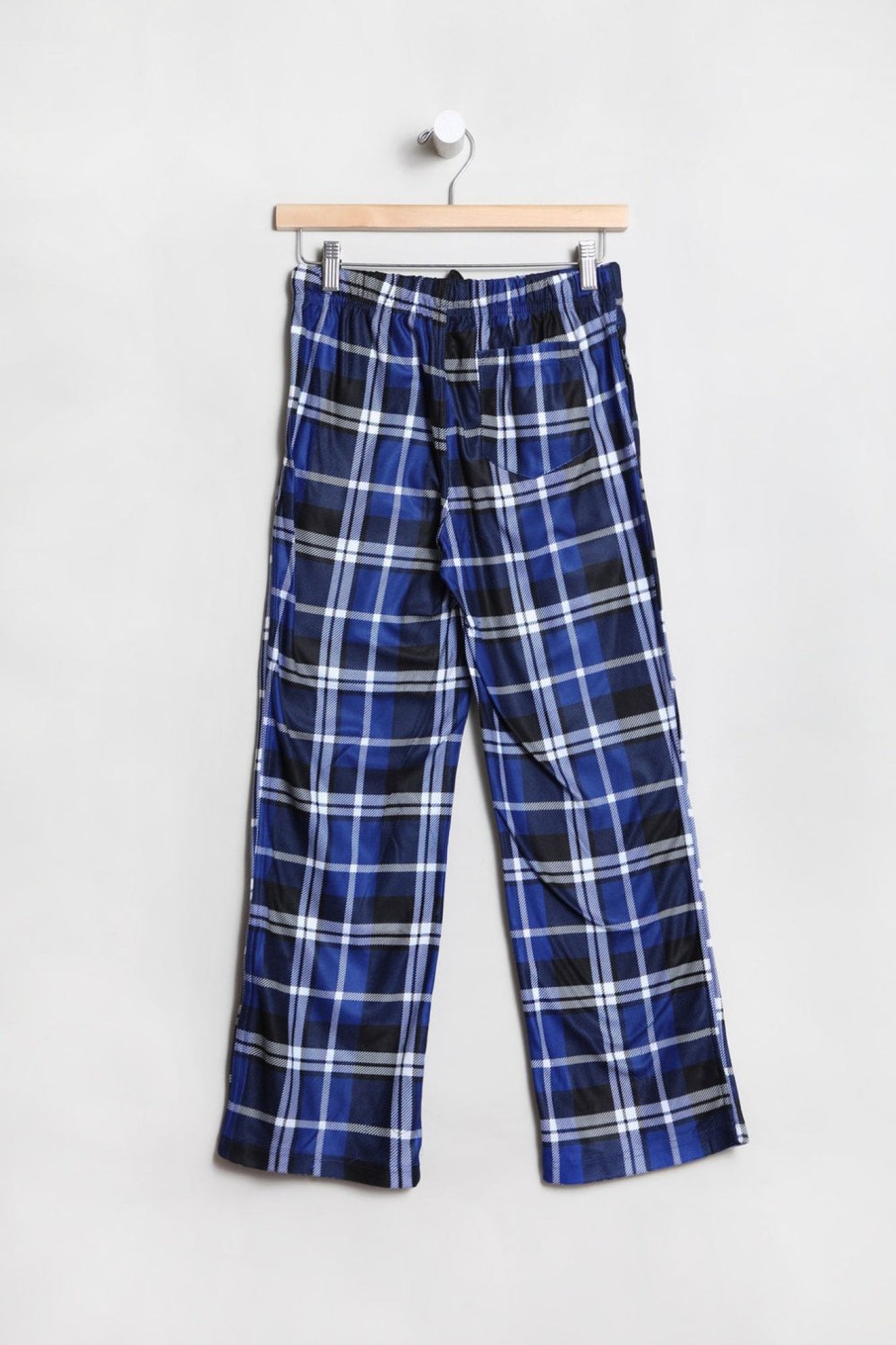 Youth Zoo York | Zoo York Youth Plaid Print Pajama Bottoms Navy