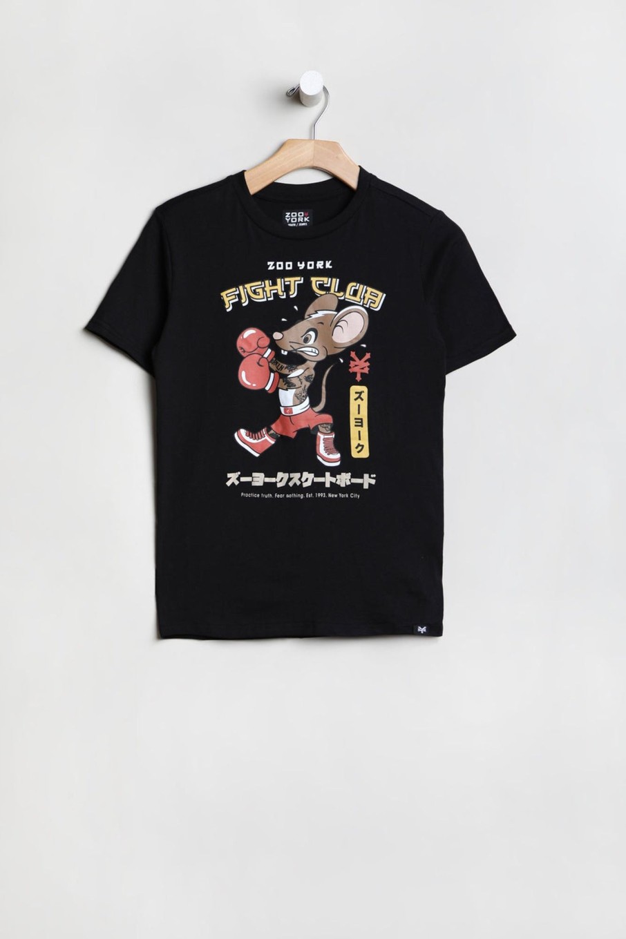 Youth Zoo York | Zoo York Youth Boxer Rat T-Shirt Black