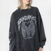 Womens Enygma | Womens Sovrn Voices Boundaries Sweatshirt Solid Black