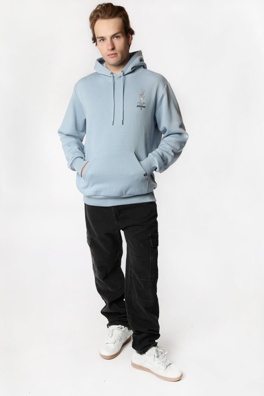 Mens Arsenic | Arsenic Mens Sink Of Swim Graphic Hoodie Baby Blue