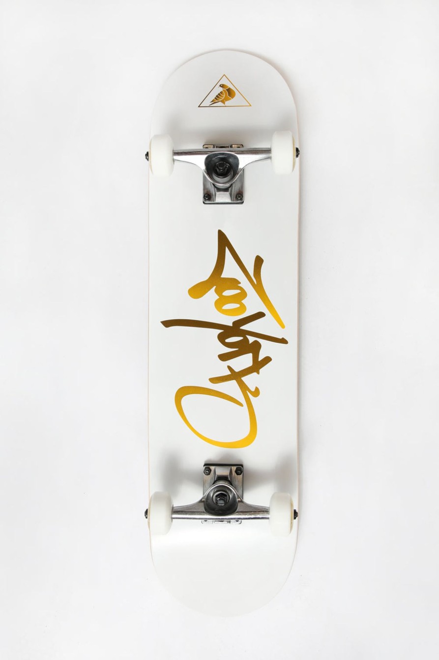 Skate Zoo York | Zoo York Signature Skateboard 8" White