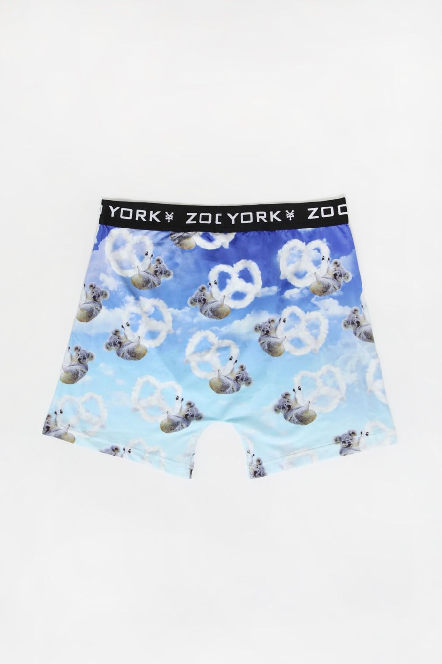 Mens Zoo York | Zoo York Mens Koala Pretzel Boxer Brief Blue