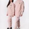 Unisex Zoo York | Zoo York Unisex Embroidered Graphic Fleece Jogger Light Pink