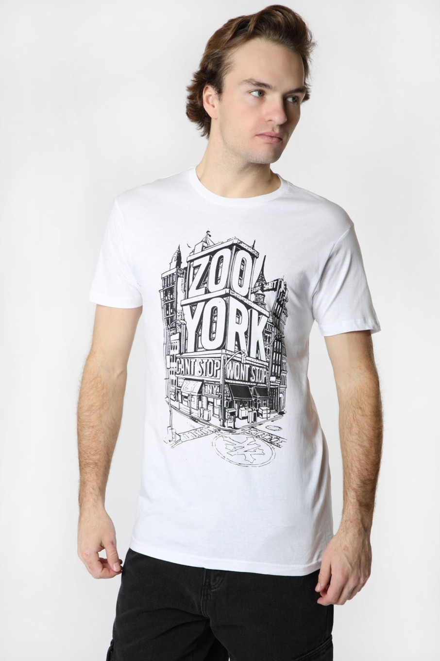 Mens Zoo York | Zoo York Mens Unbreakable T-Shirt White