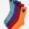 Mens Zoo York | Zoo York Mens 5-Pack Athletic Crew Socks Multi