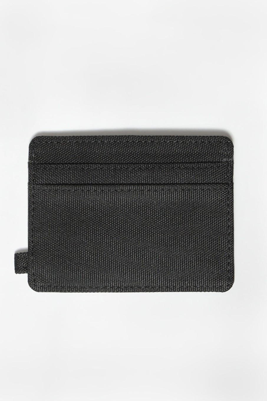 Mens Zoo York | Zoo York Canvas Card Wallet Black