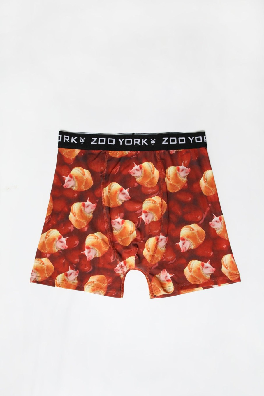 Mens Zoo York | Zoo York Mens Pigs In Blankets Boxer Brief Red