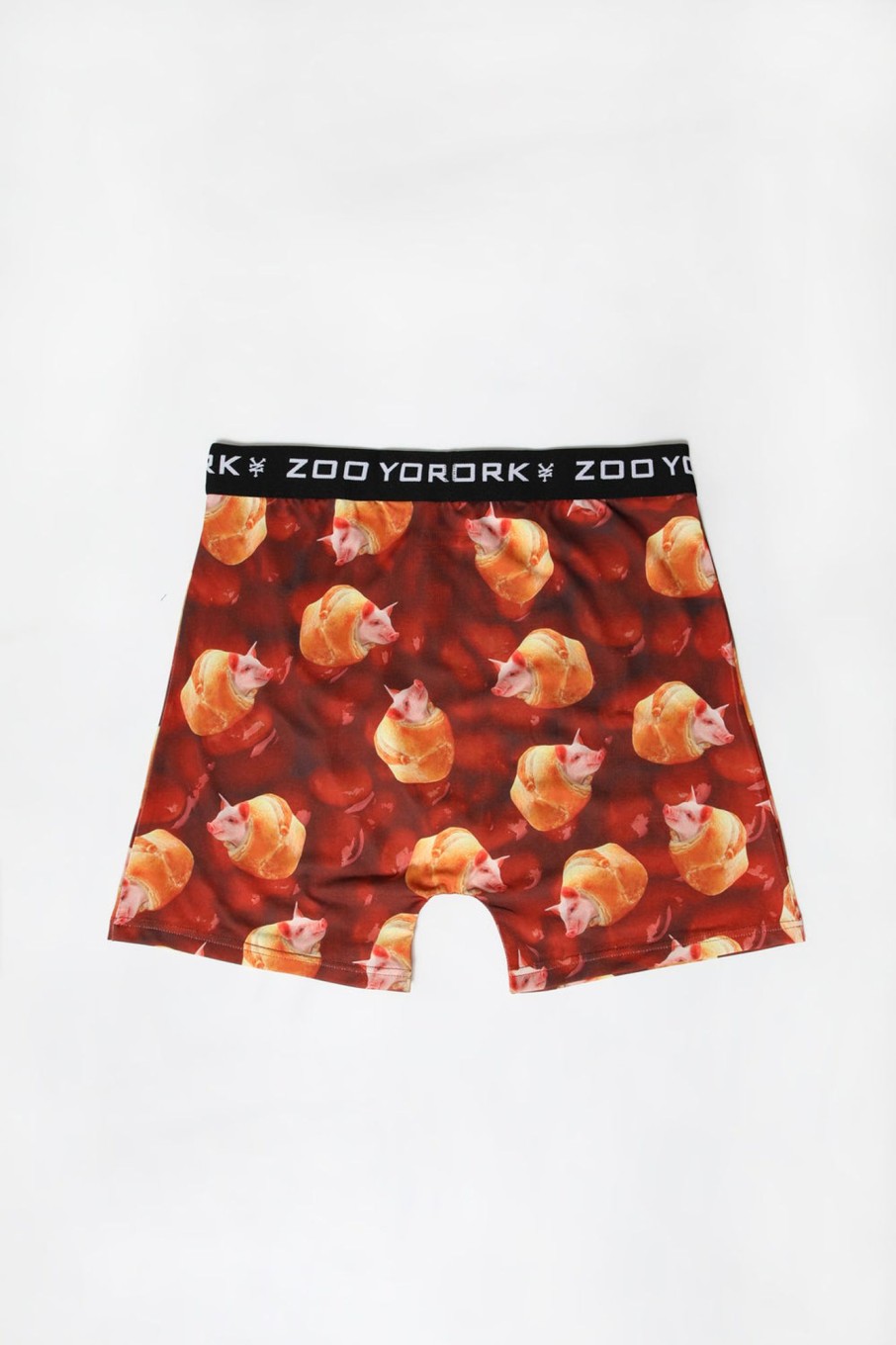 Mens Zoo York | Zoo York Mens Pigs In Blankets Boxer Brief Red