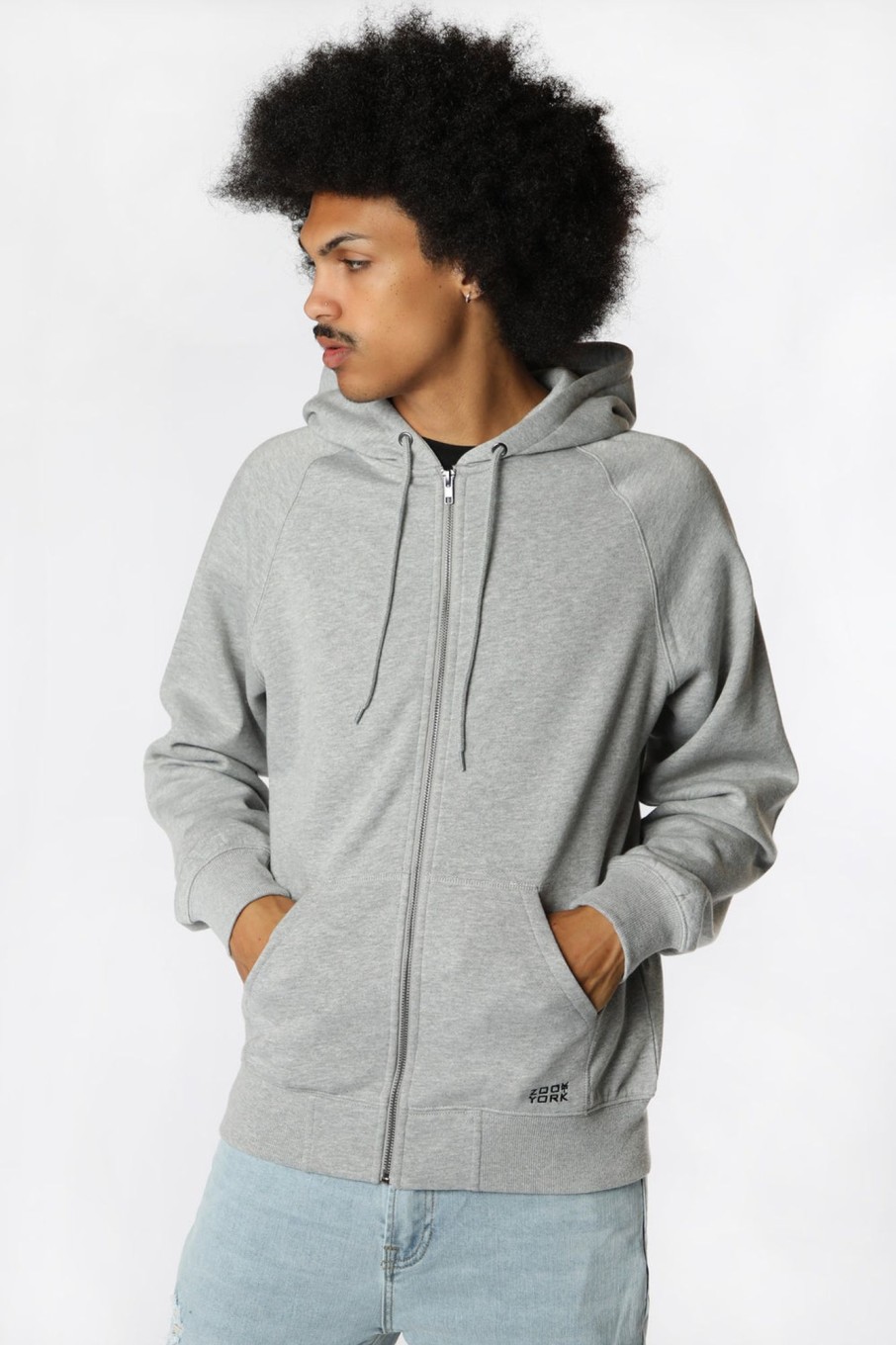 Mens Zoo York | Zoo York Mens Classic Zip-Up Hoodie