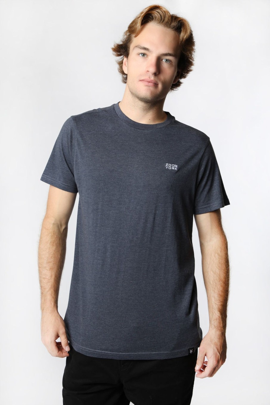 Mens Zoo York | Zoo York Mens Embroidered Logo T-Shirt