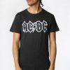 Mens West49 | Mens Ac/Dc T-Shirt Charcoal