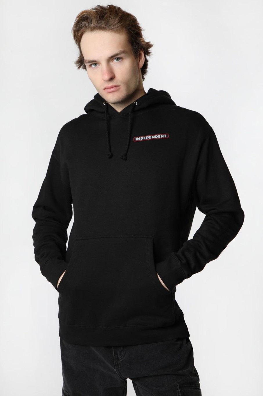 Mens Independent | Independent Itc Profile Hoodie Black