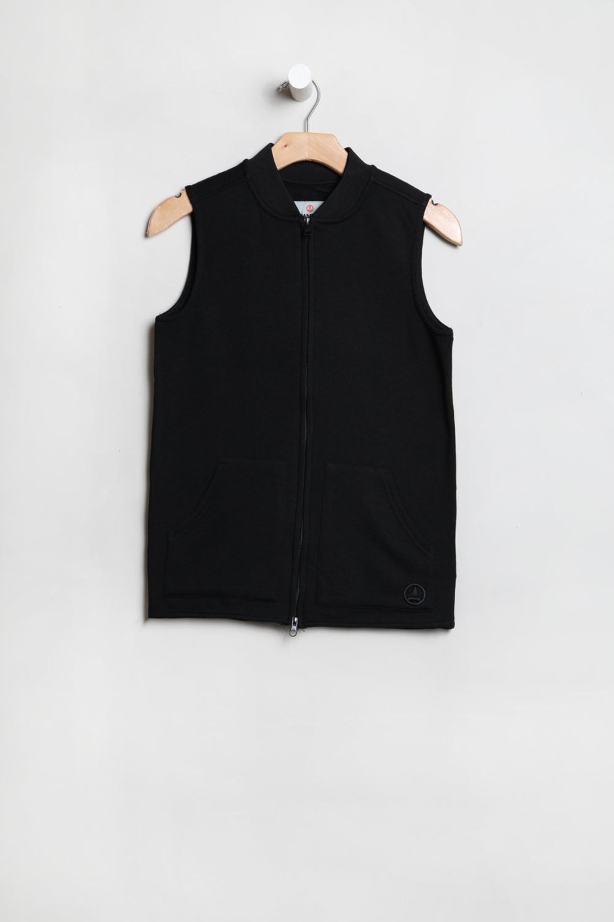 Youth Amnesia | Amnesia Youth Zip-Up Fleece Vest