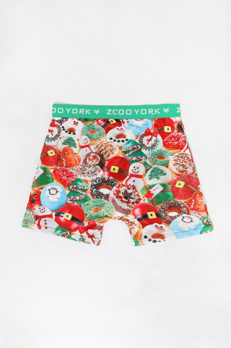 Mens Zoo York | Zoo York Mens Xmas Donuts Boxer Brief Multi